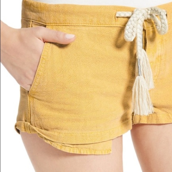Free People Pants - Free People Beach Please Linen Blend Short
